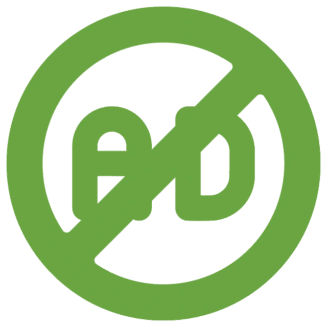 No intrusive ads